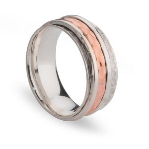Premium Sterling Silver, Handmade Meditation Ring, Calming Ring, Anti Anxiety, Spinner Jewellery, 'Healing'